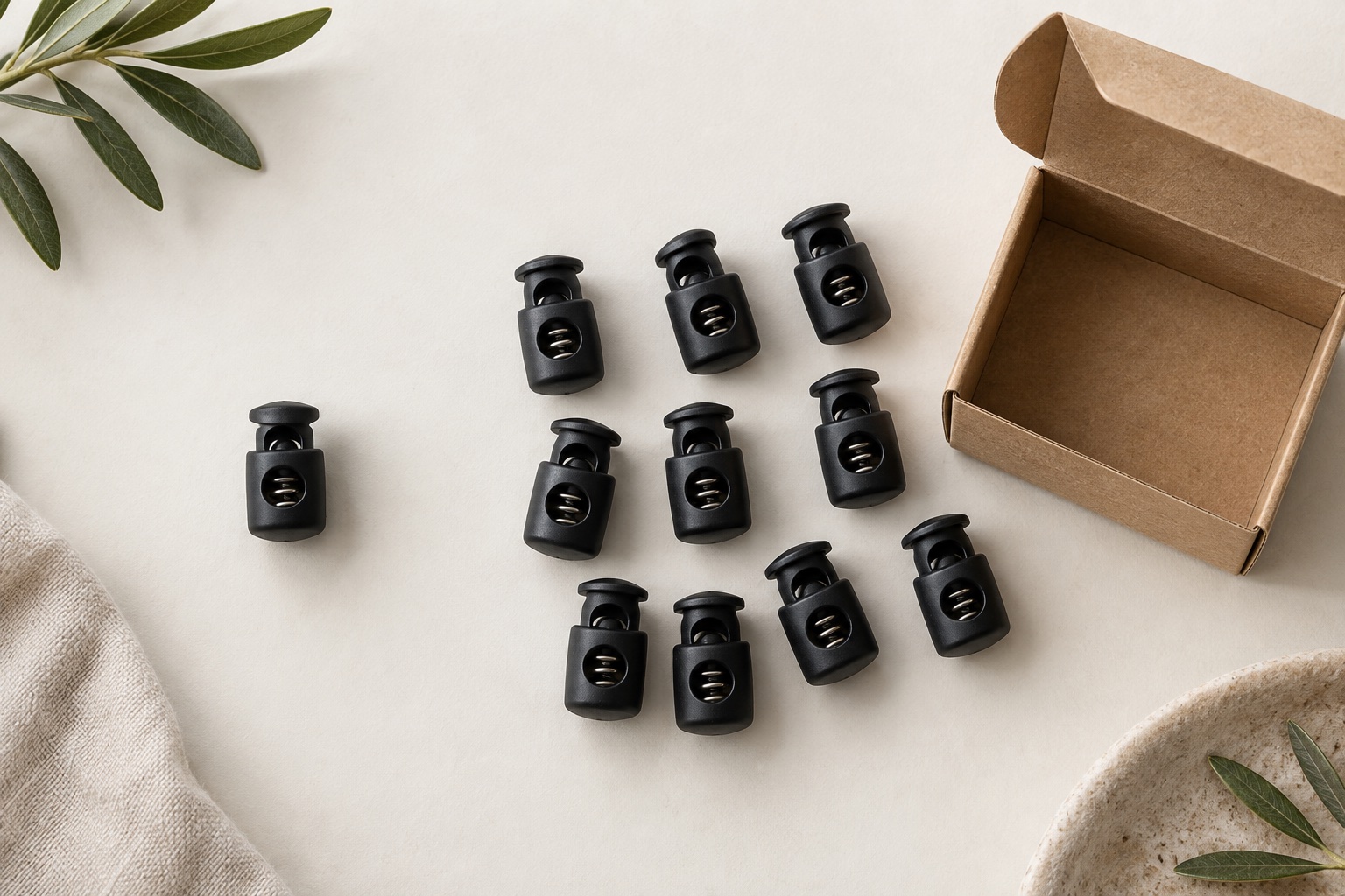 Comparison of a single stopper with stoppers in a pack